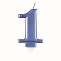 Metallic Number 1 Candles