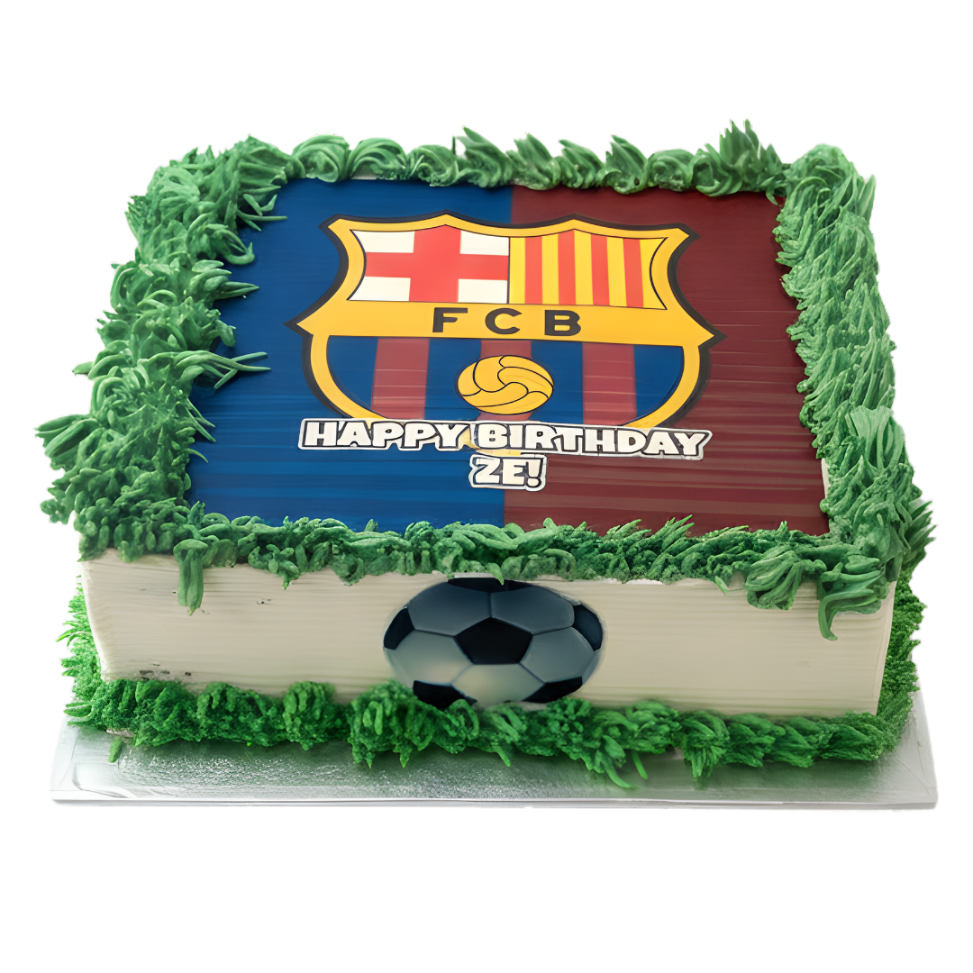 FC Barcelona Football Cake