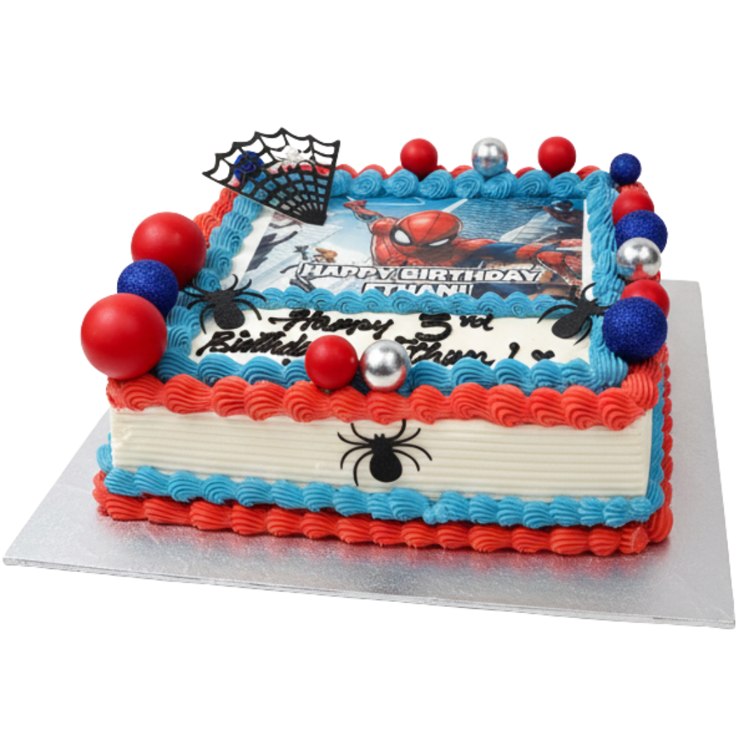 Spider-Man Superhero Cake