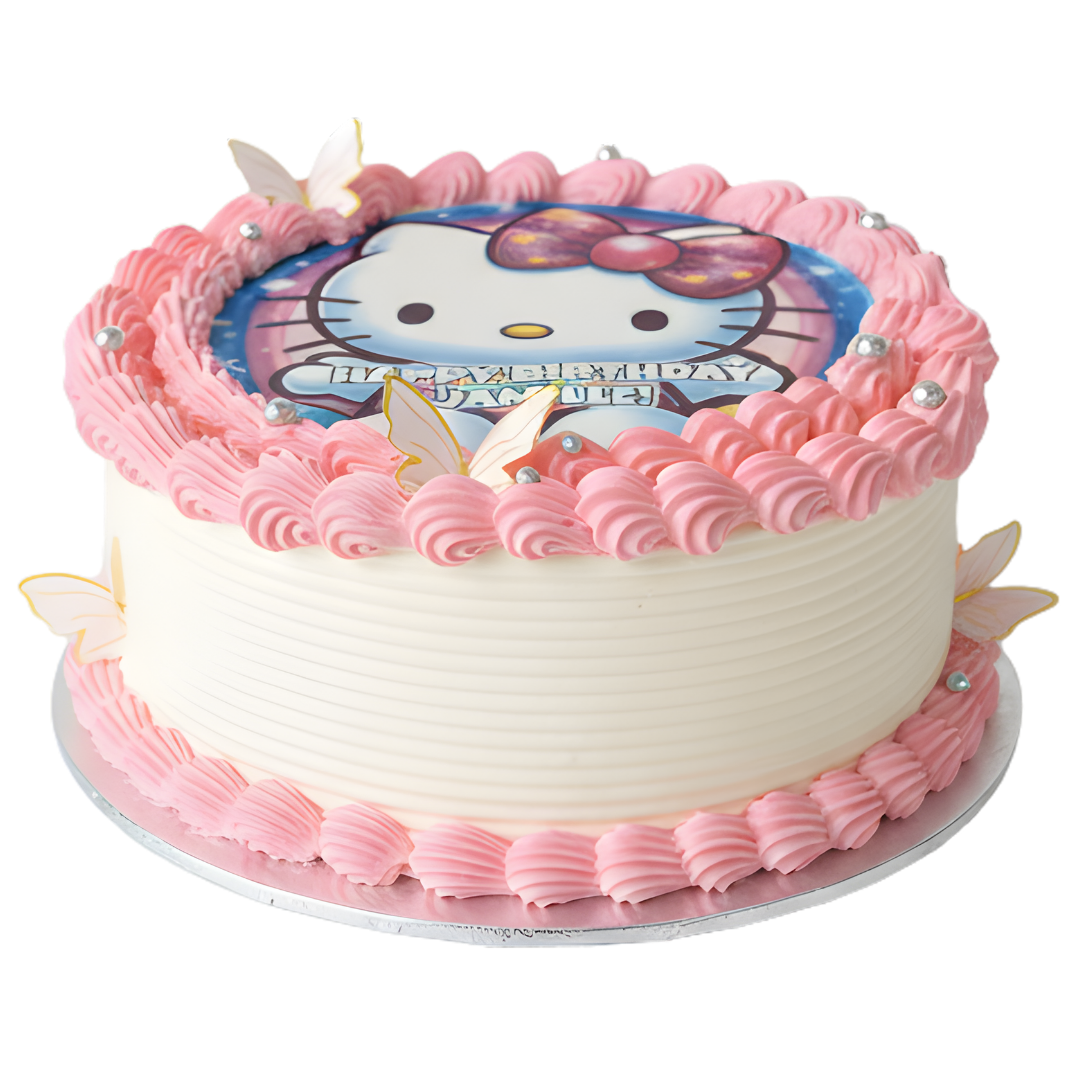 Hello Kitty Photo Cake