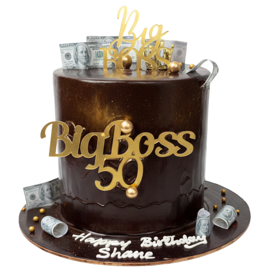 Dollar Theme Celebration Cake