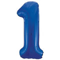 Helium inflated 34" Number 1 Balloon