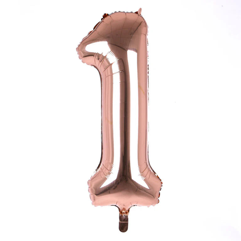 Helium inflated 34" Number 1 Balloon