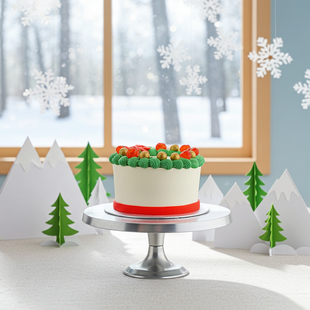 Festive Green Cake