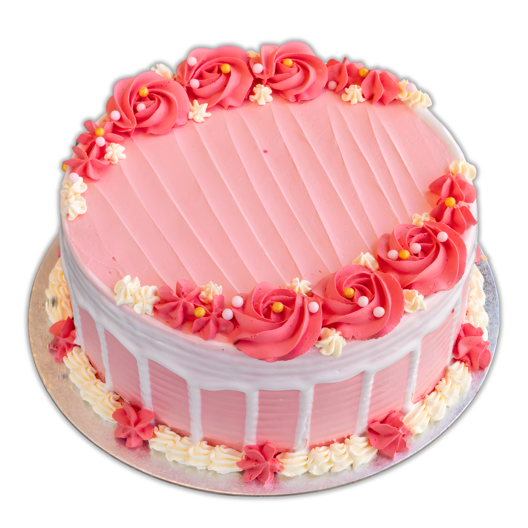 Pink Vanilla Cake