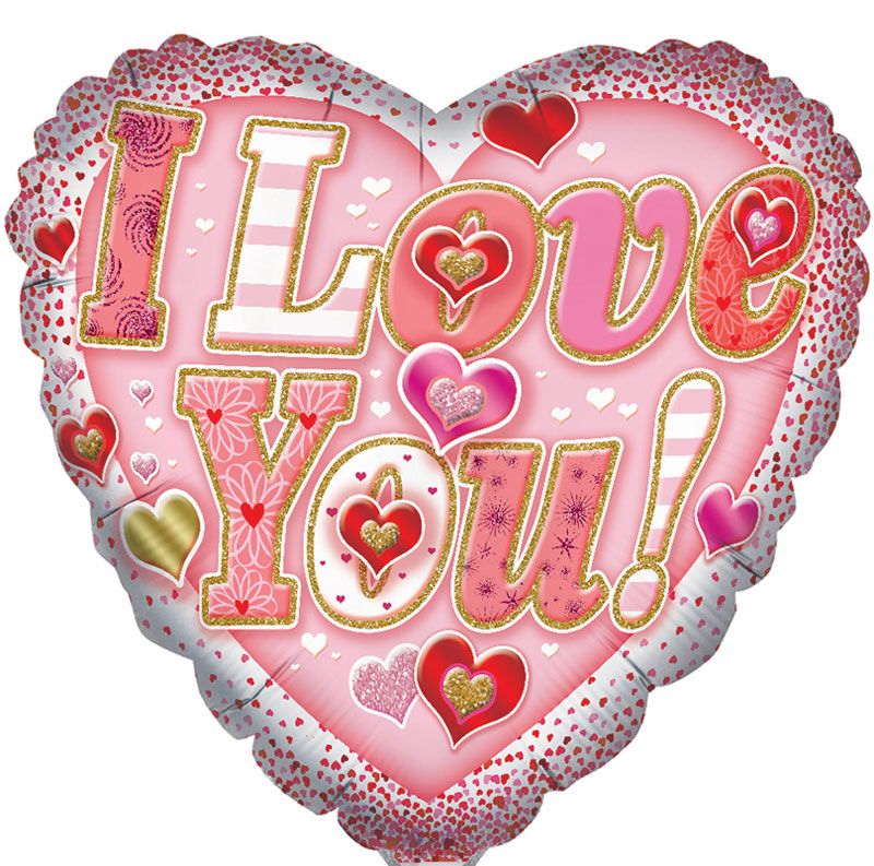 18" I Love You Foil Balloon