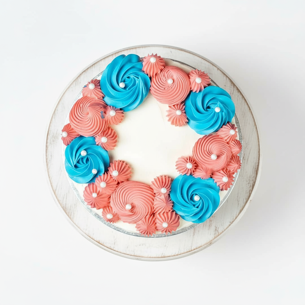 Gender Reveal Cake