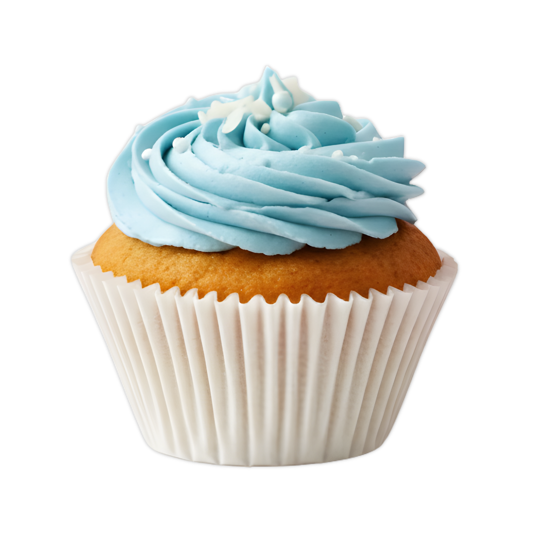 Blue Vanilla Cupcake