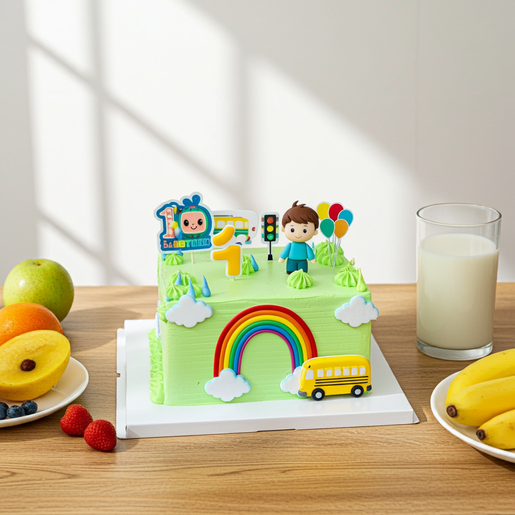 Cocomelon Theme Cake