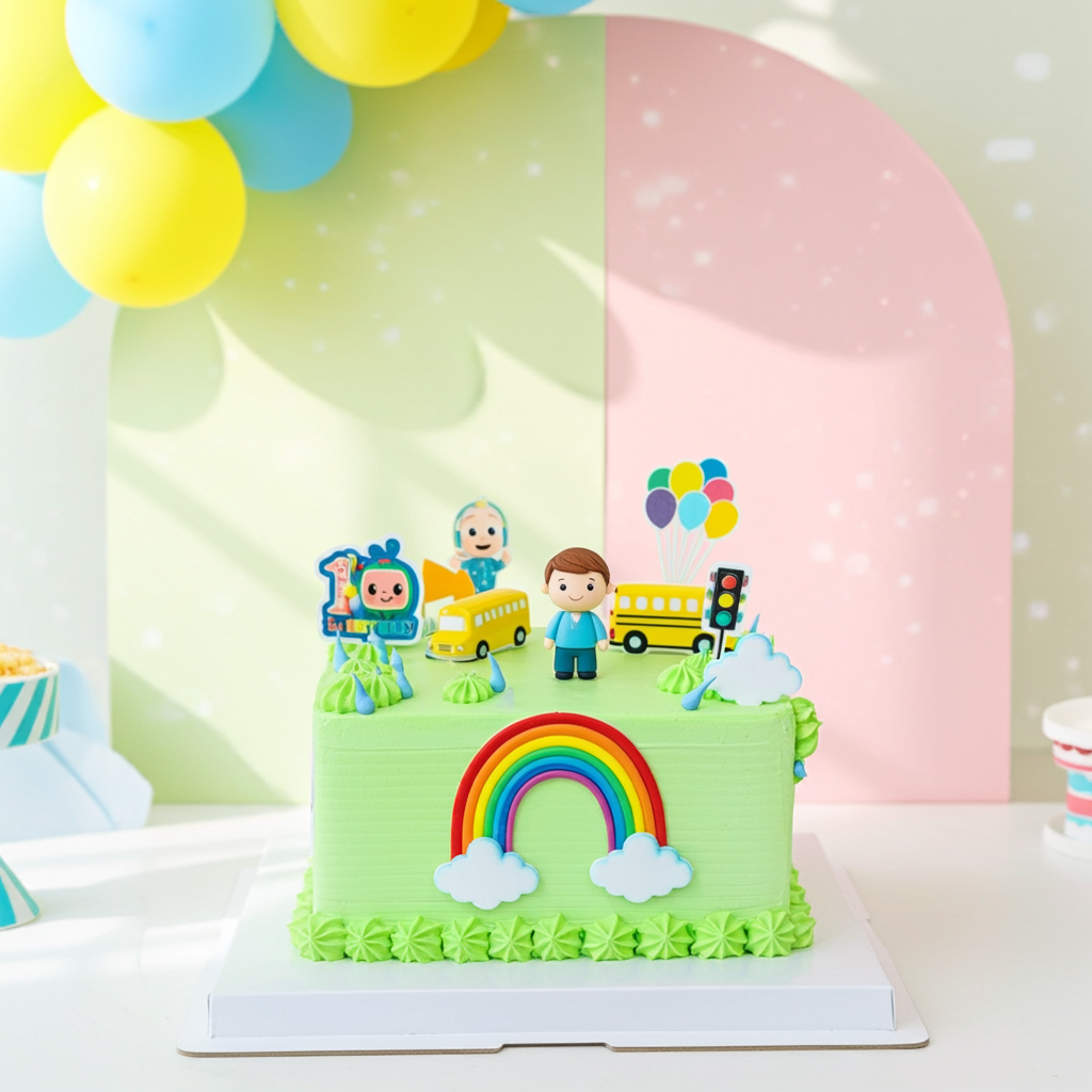 Cocomelon Theme Cake