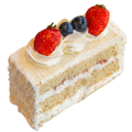 Coconut Vanilla Cake Slice