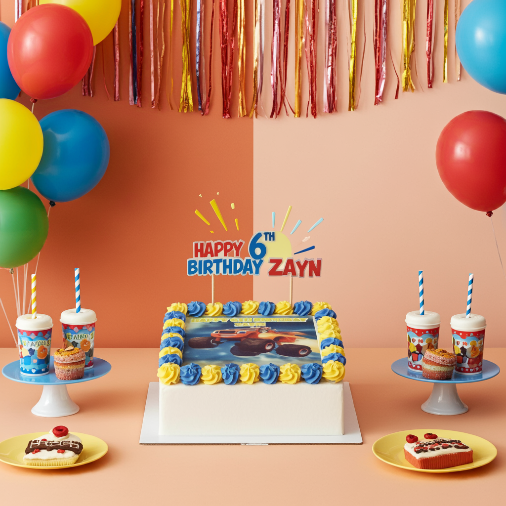 Custom Photo Cake