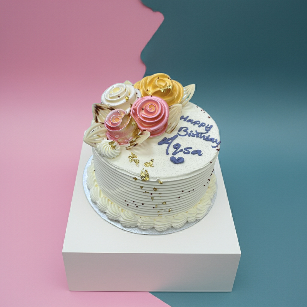 Elegant Floral Cake