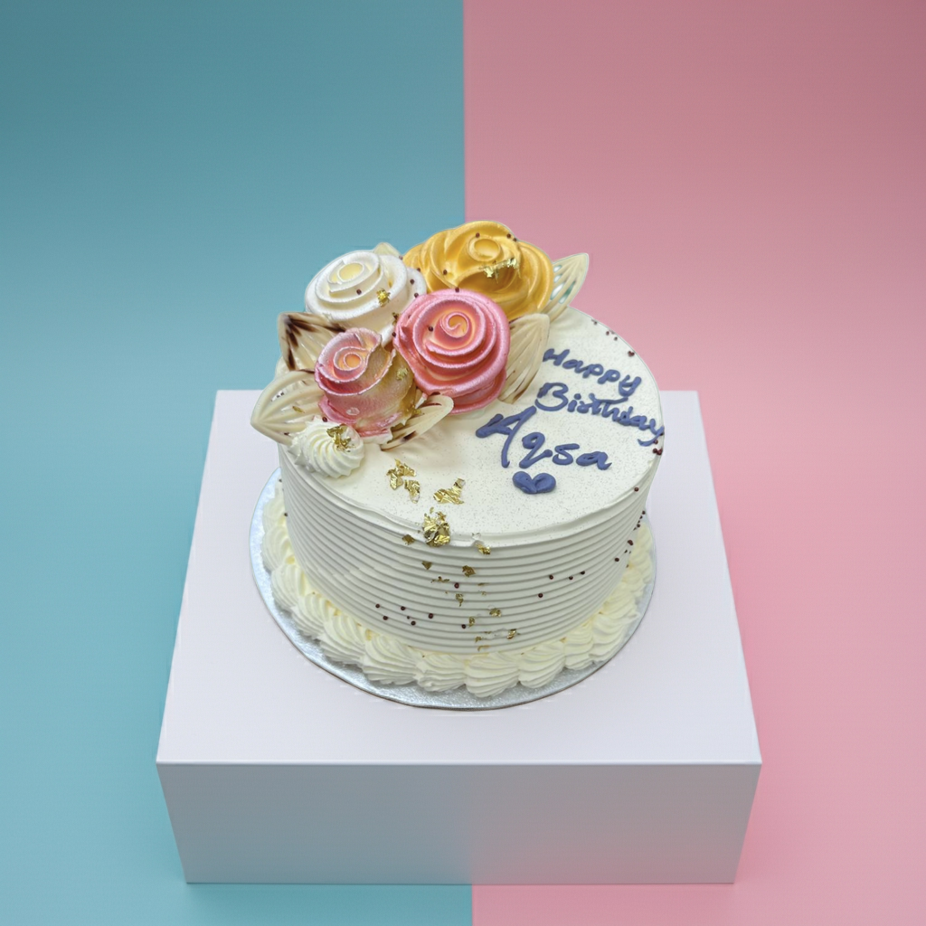 Elegant Floral Cake