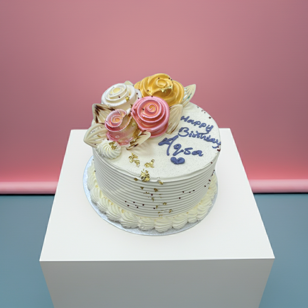 Elegant Floral Cake