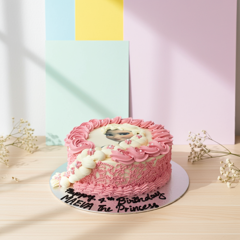 Elsa Theme Cake