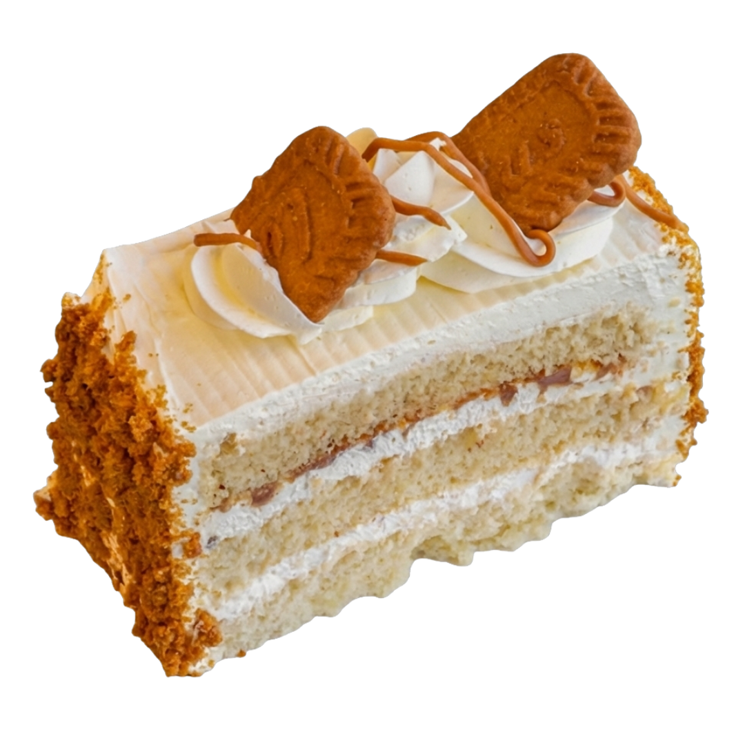 Lotus Biscoff Cake Slice