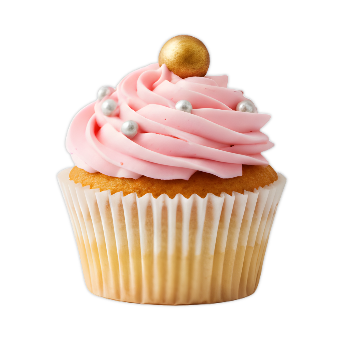 Pink Vanilla Cupcake