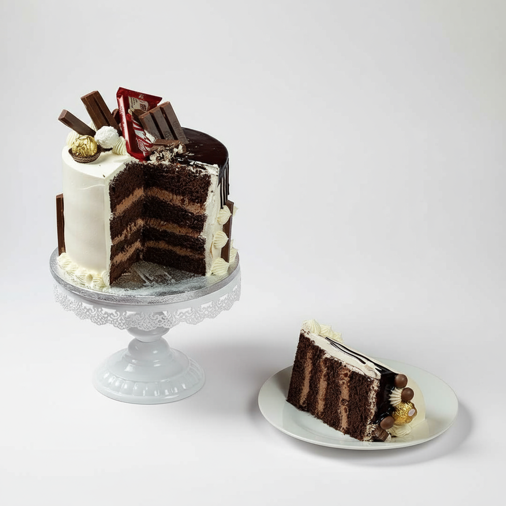 KitKat Choco Drip Tower Cake