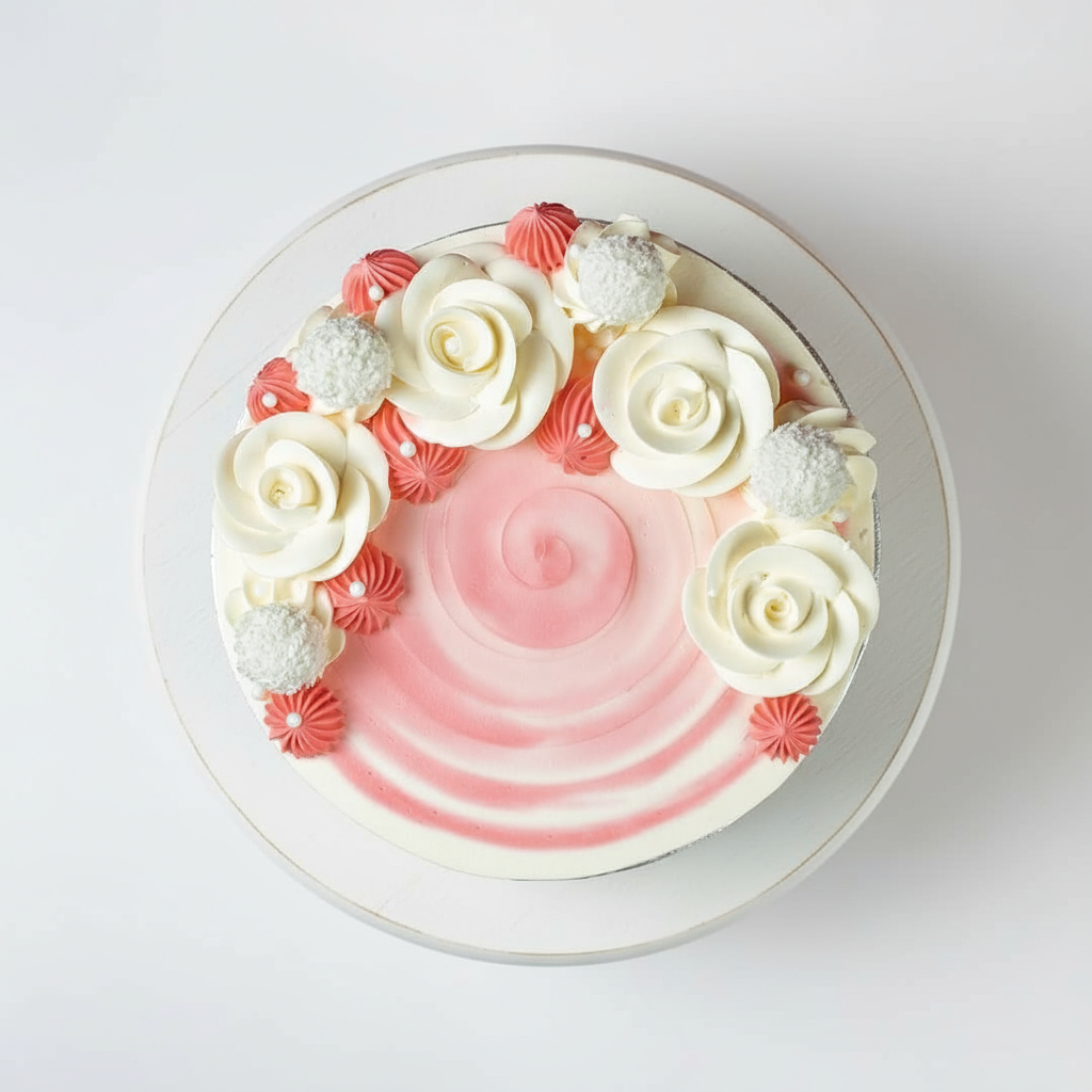 Raffaello Roses Cake