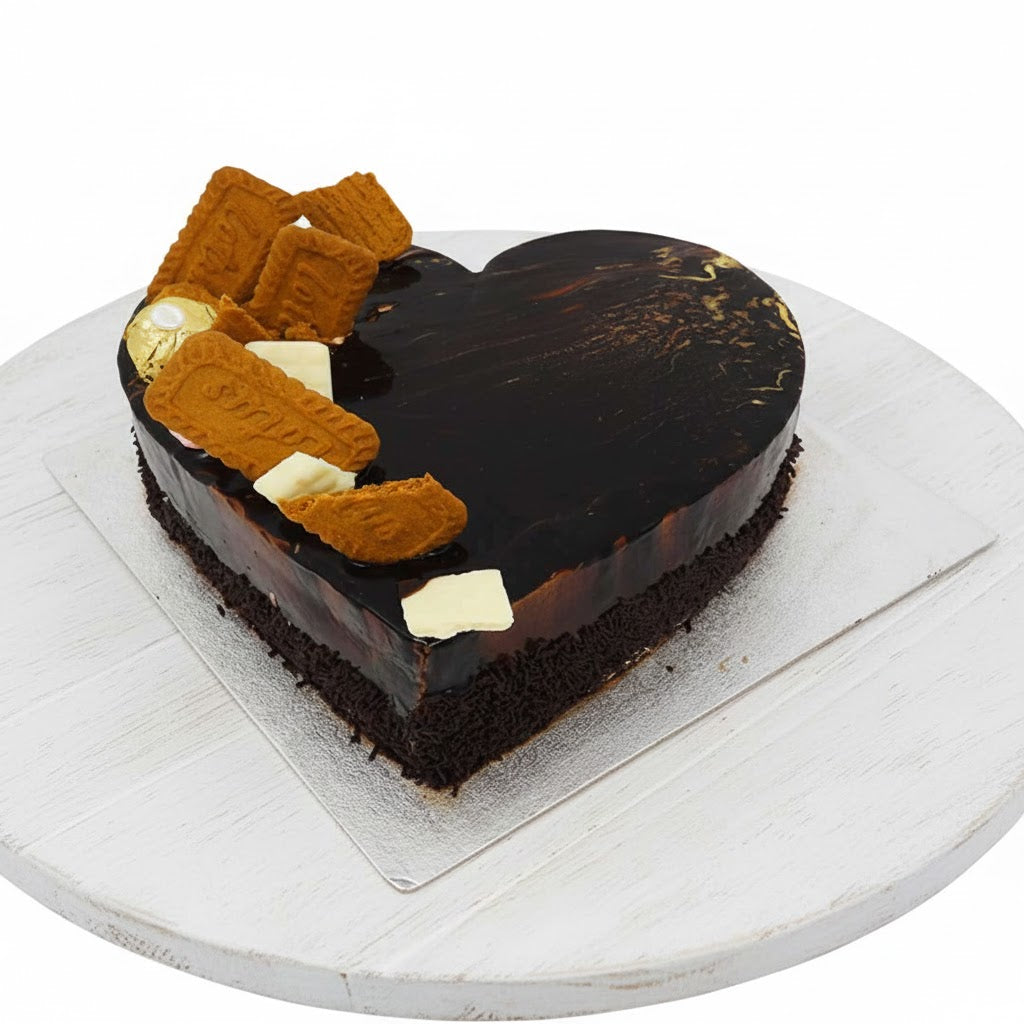 Heart’s Desire Mirror Glaze Cake