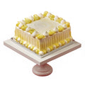Square Yellow Prism Cake