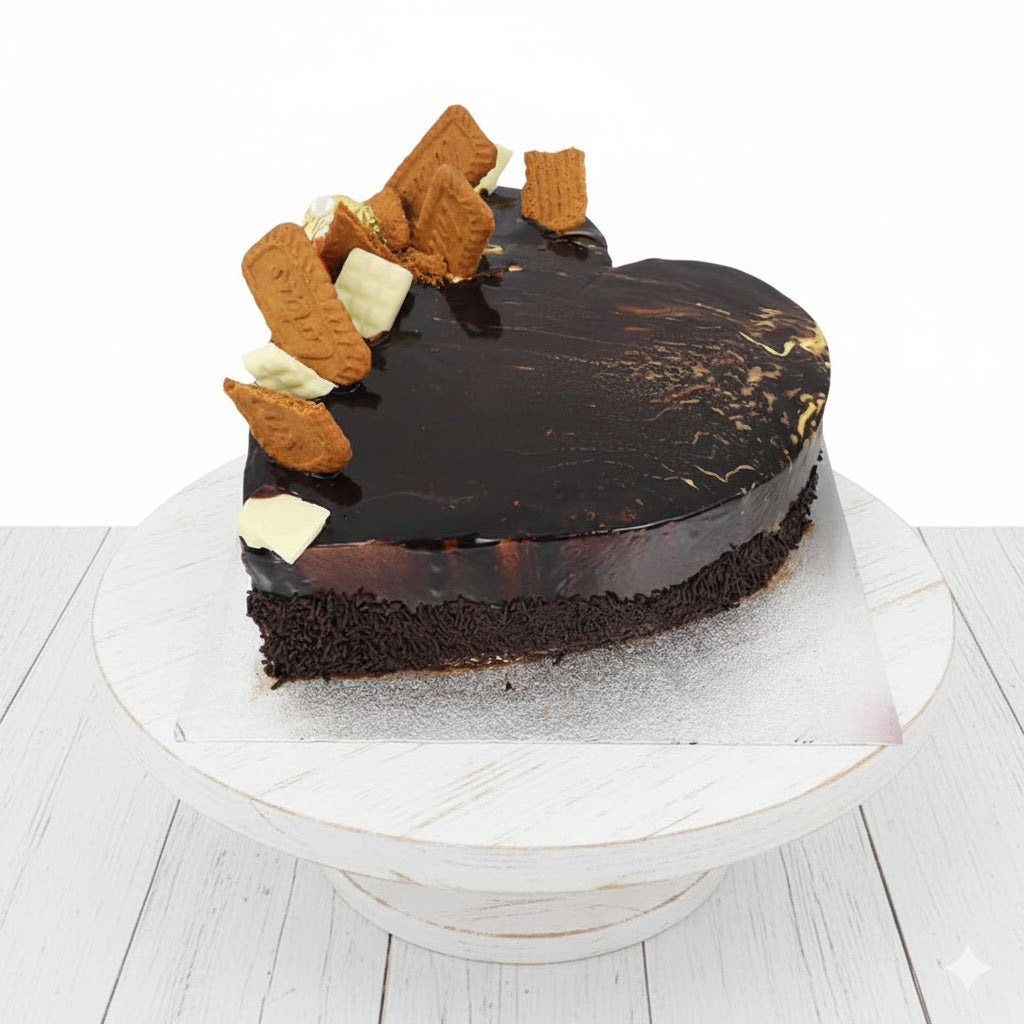 Heart’s Desire Mirror Glaze Cake