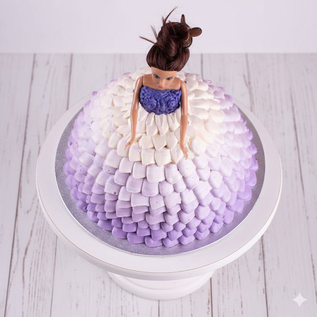Princess Barbie Doll Cake
