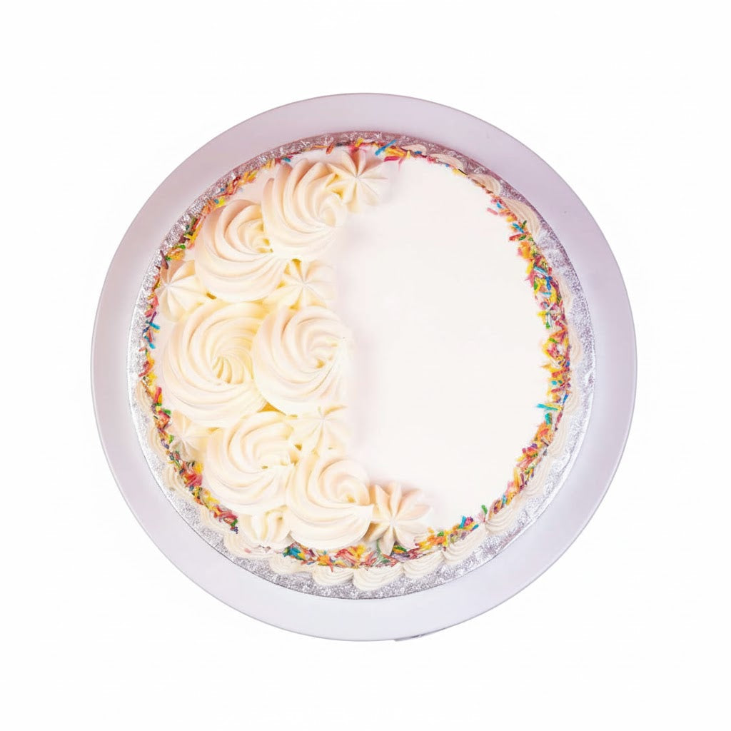 Frosted Rainbow Fantasy Cake
