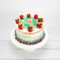 Rainbow Palette Cake