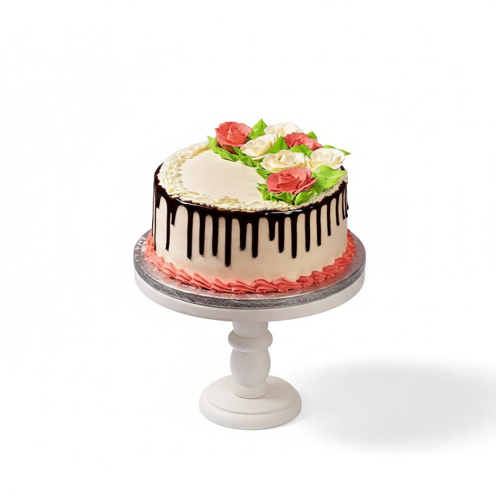 Floral Dripping Cake