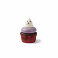 Halloween Purple Ghost Cupcakes
