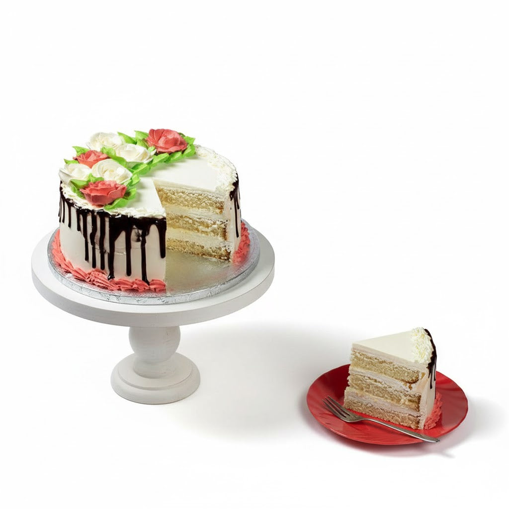 Floral Dripping Cake