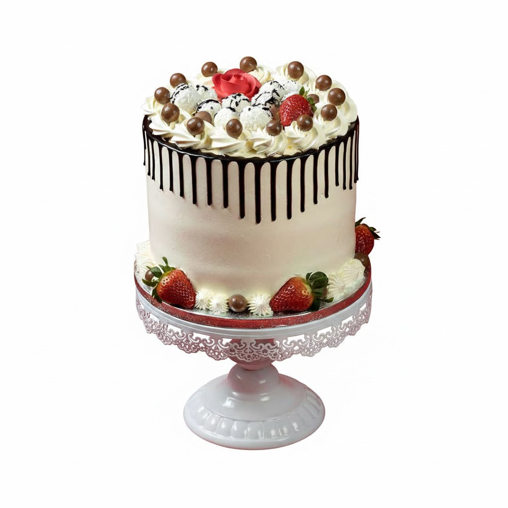 White Choco Tower Cake