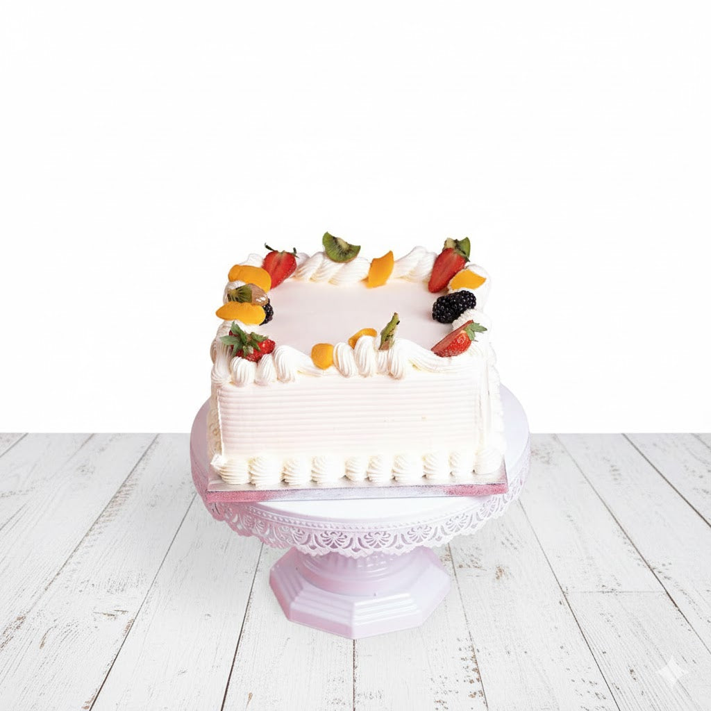 Fruit Delight Square Cake