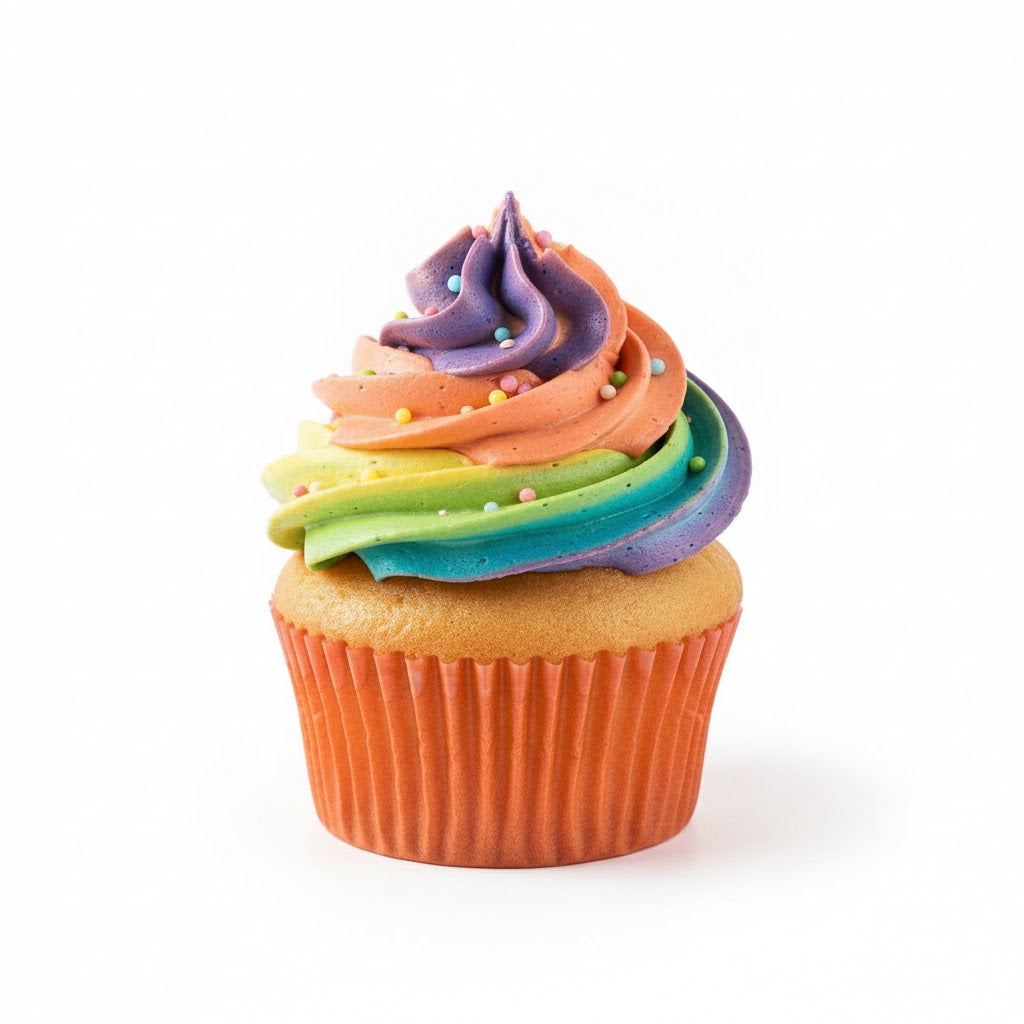Multi Marble Cupcakes
